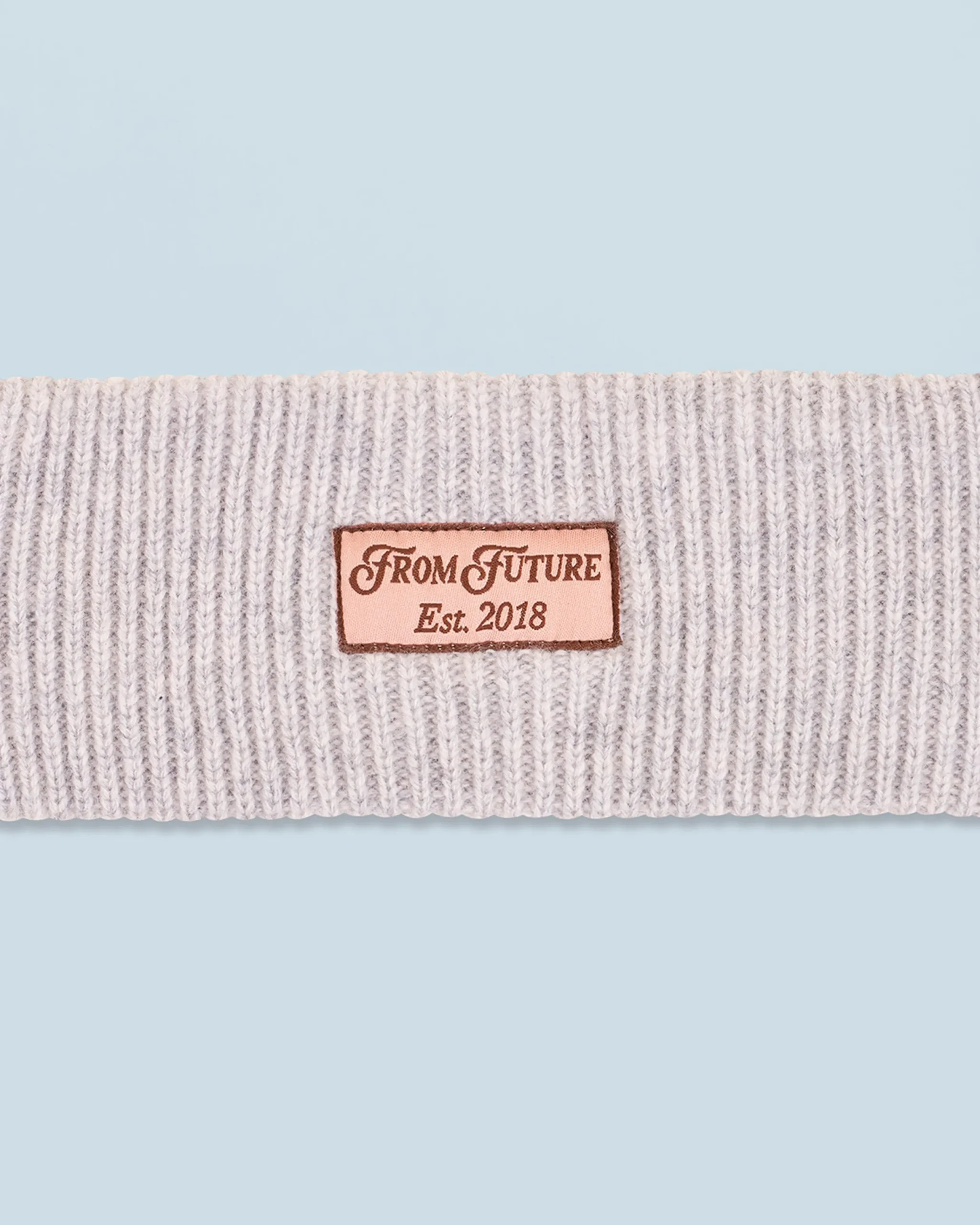 FROM FUTURE Bandeau Cache-oreilles GrisChinéClair Fashion