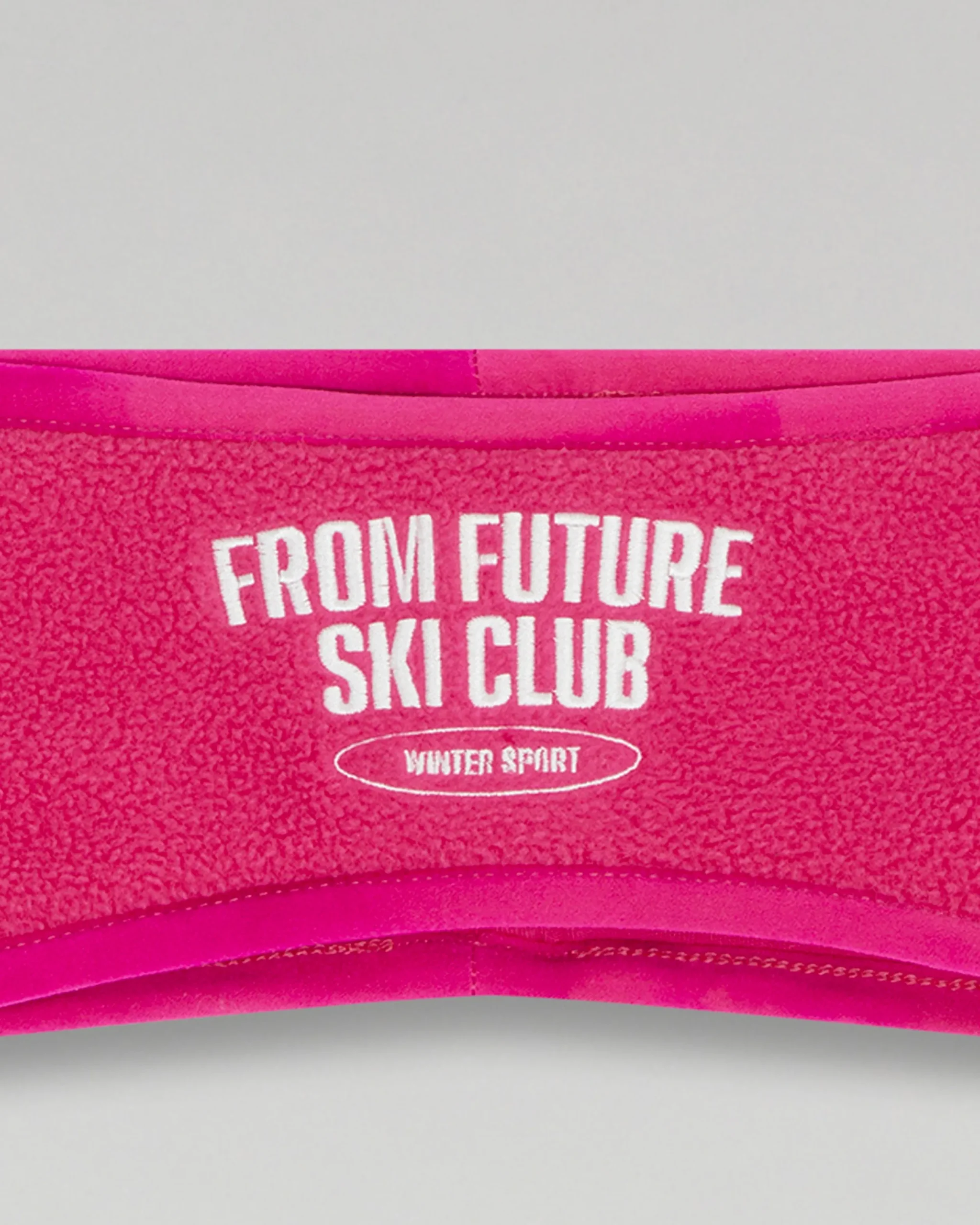 FROM FUTURE Bandeau Cache-Oreilles Ski Club WinterFuschia Clearance