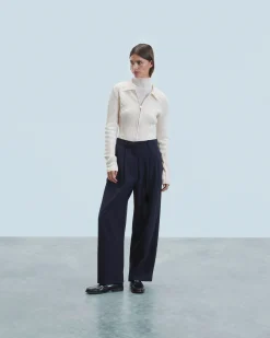 FROM FUTURE Body Manches Longues Ecru Flash Sale