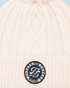 FROM FUTURE Bonnet à Revers Ecru Best