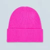 FROM FUTURE Bonnet à Revers à Petites Cotes UtopicPink Sale