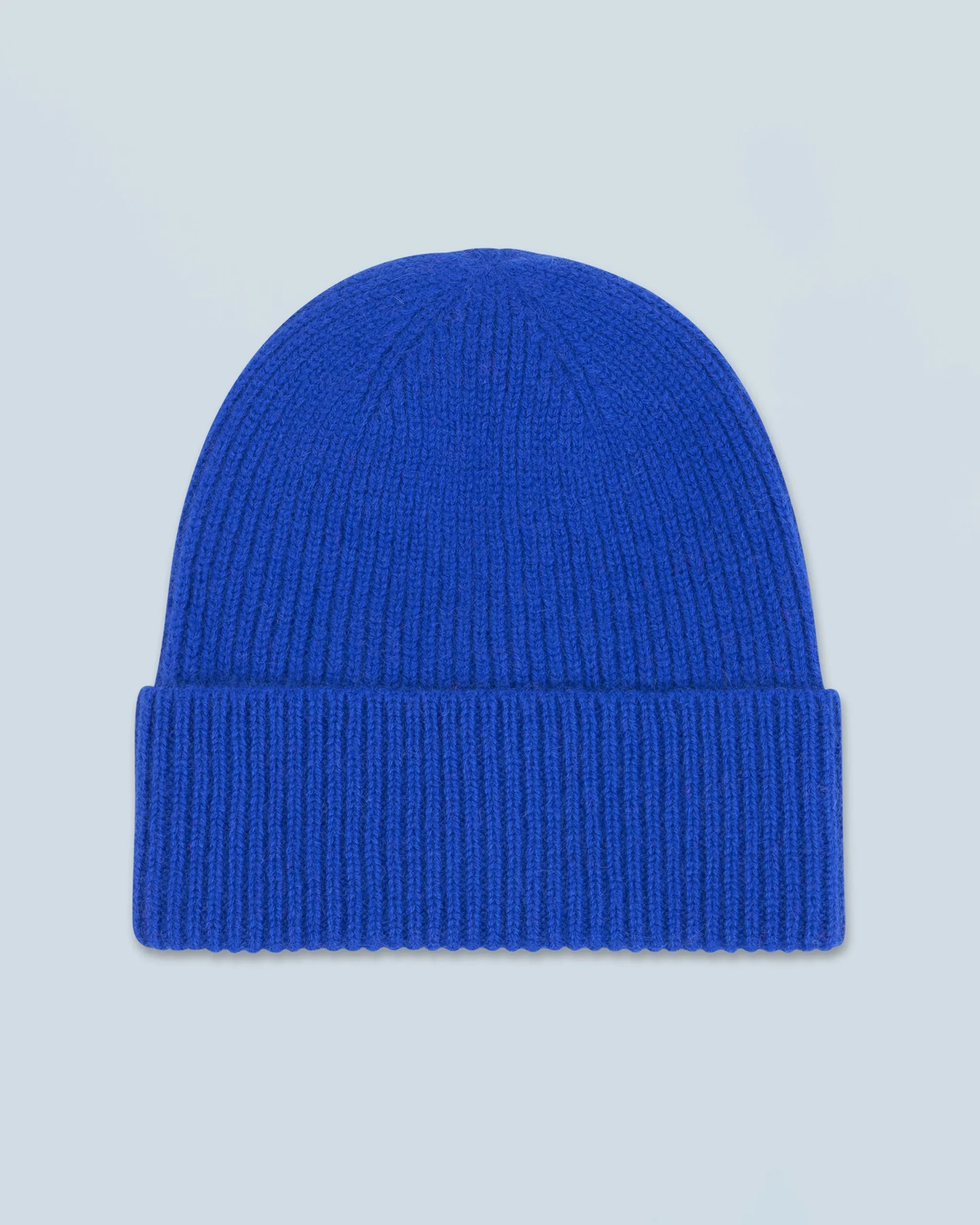FROM FUTURE Bonnet à Revers à Petites Cotes PopBlue Sale