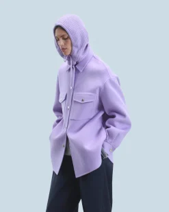 FROM FUTURE Cagoule Regular à Cotes MagicLilac Best Sale
