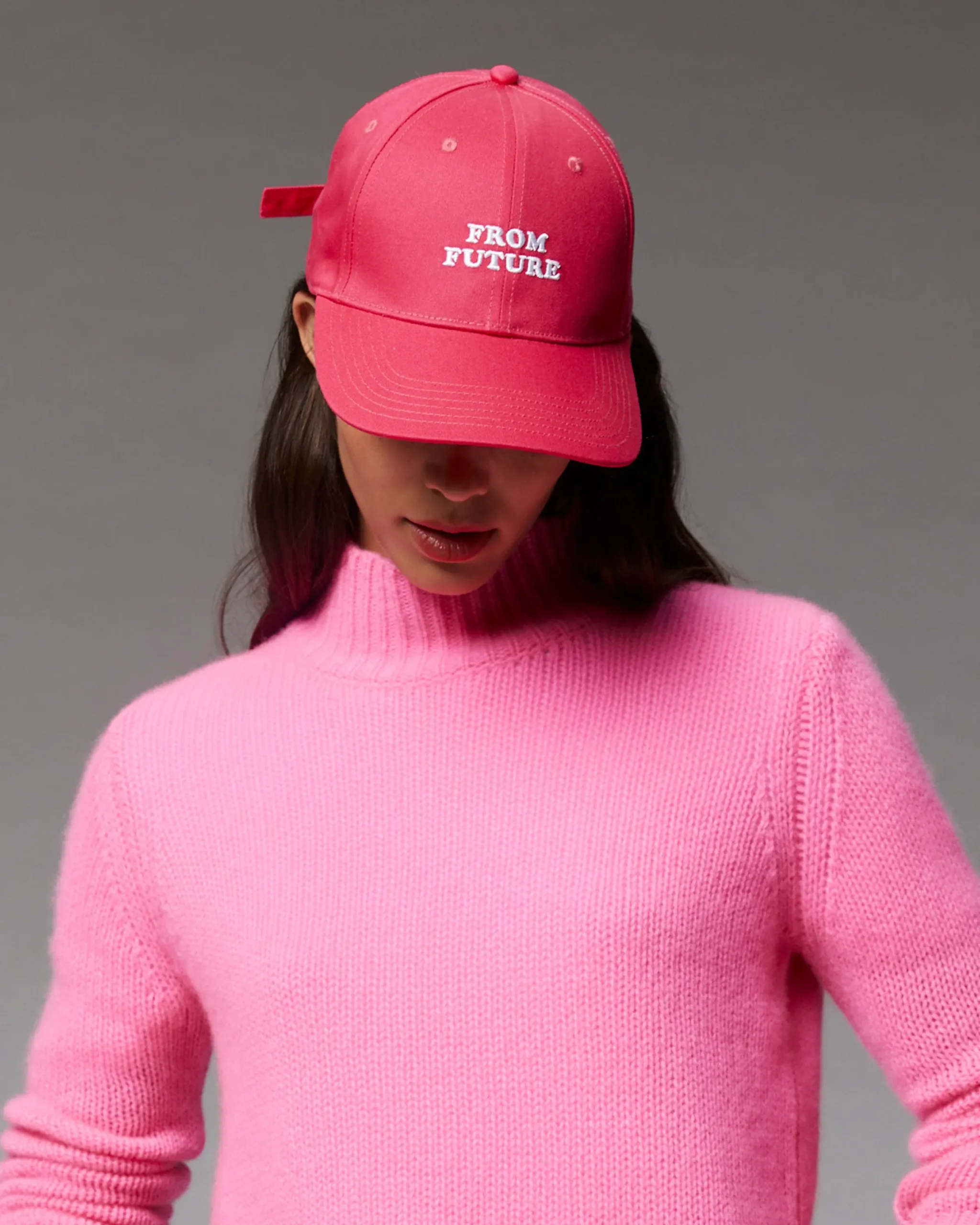 FROM FUTURE Casquette à Visière Courbée Logo NeonPink Best