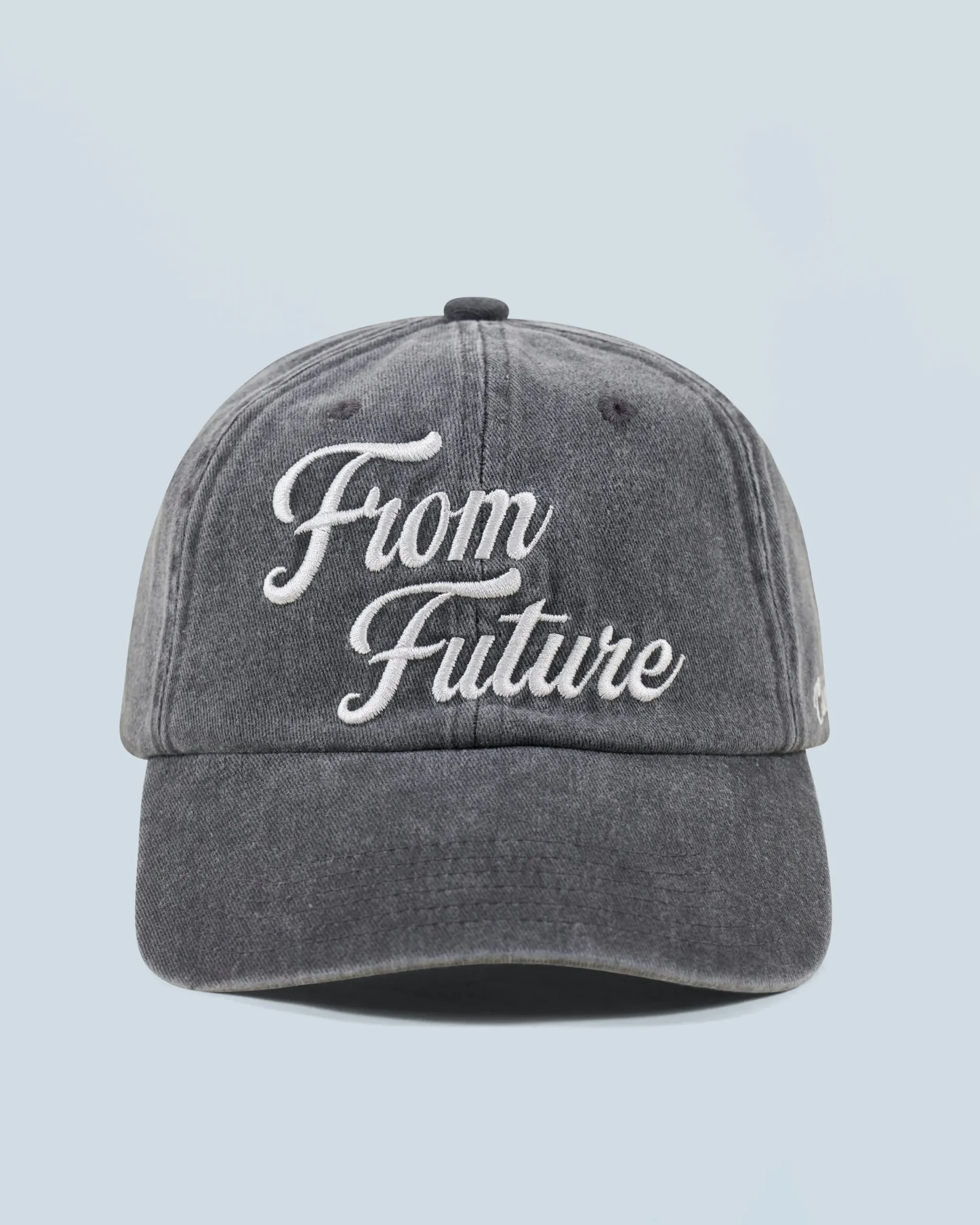 FROM FUTURE Casquette à Visière Courbée WashedBlack Cheap