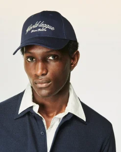 FROM FUTURE Casquette à Visière Courbée World League Navy Fashion