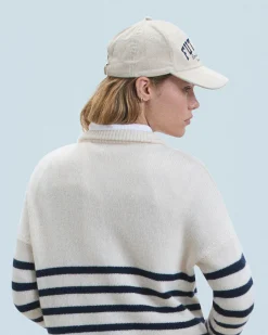 FROM FUTURE Casquette à Visière Courbée Velours Cotelé Sable Hot