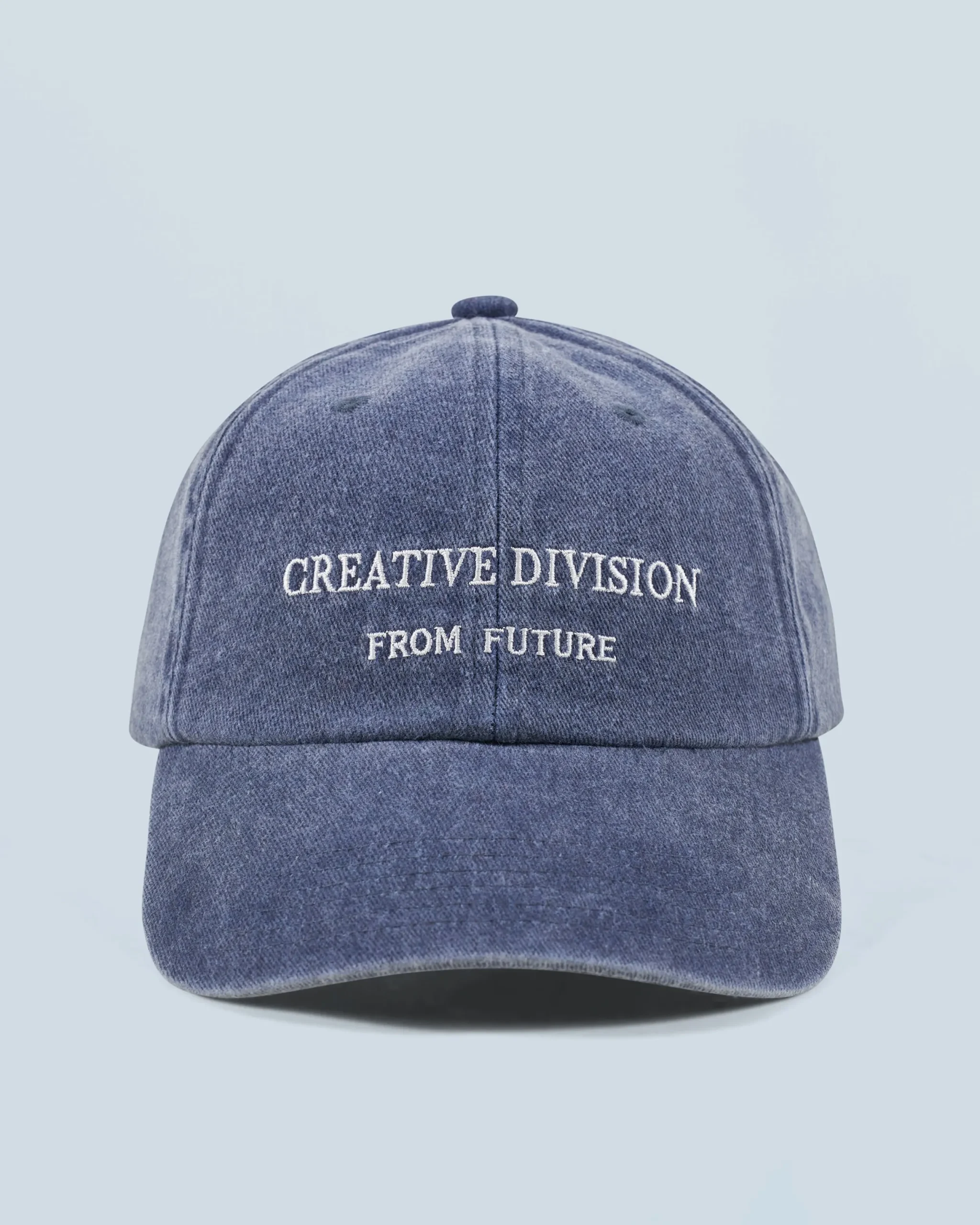 FROM FUTURE Casquette à Visière Courbée Creative Division WashedGreyBlue Shop