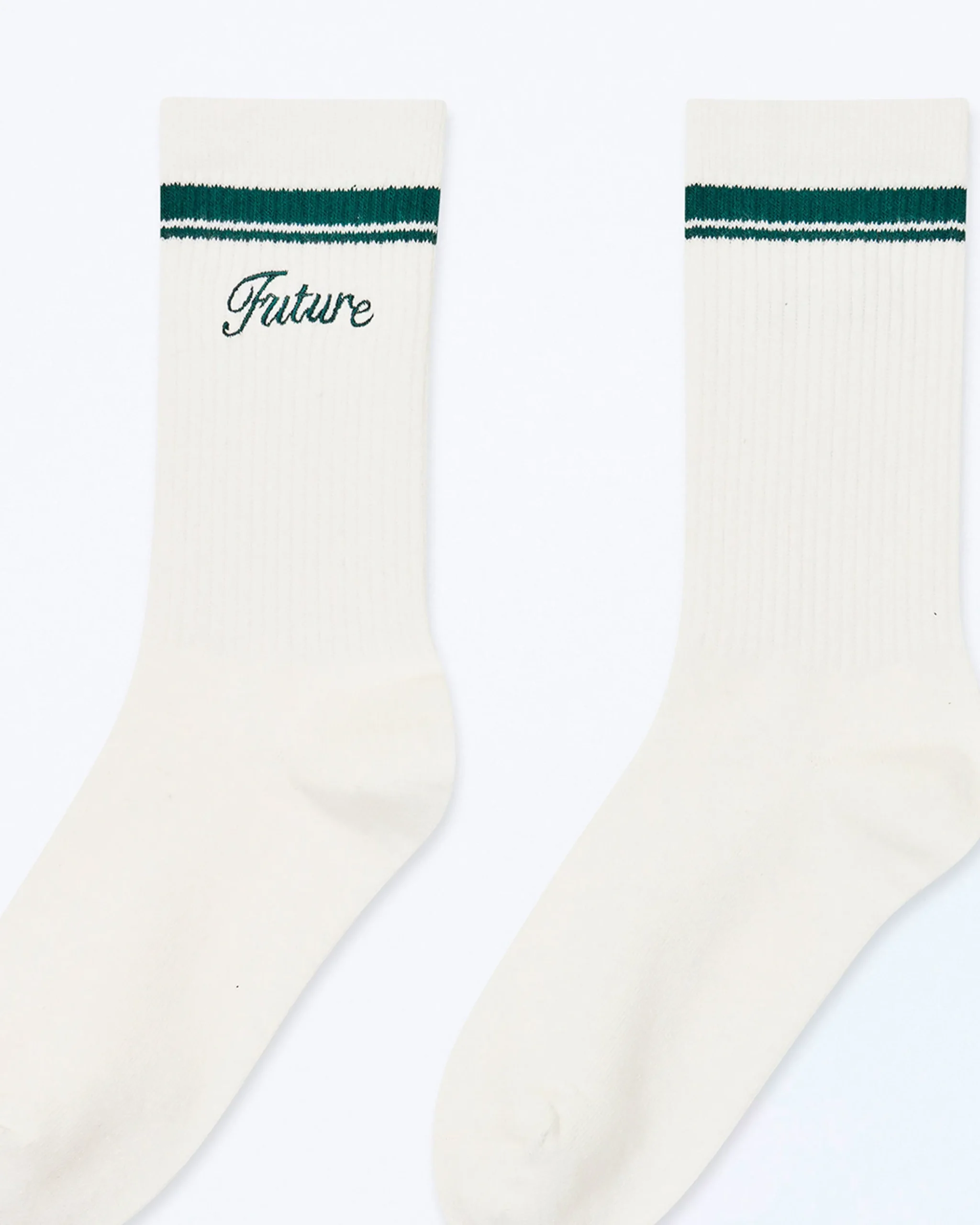 FROM FUTURE Chaussettes Mi-hautes Future Ecru Hot