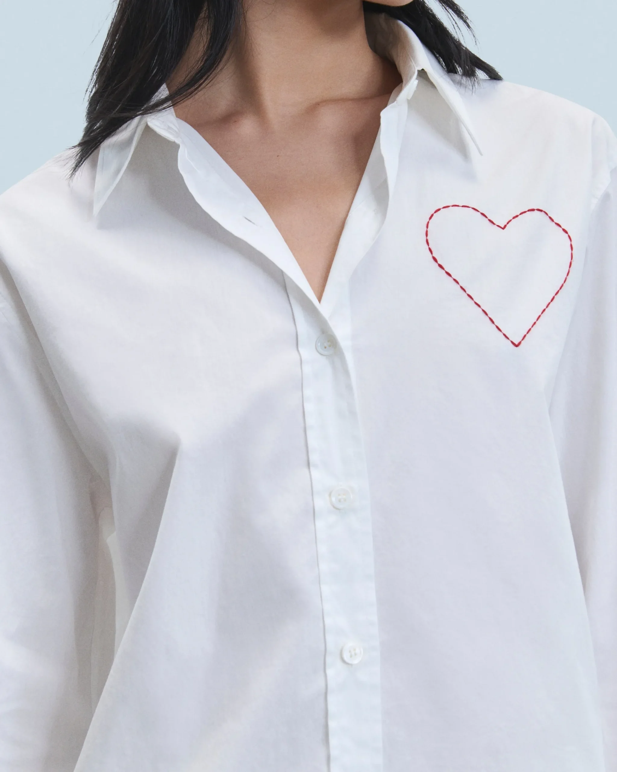 FROM FUTURE Chemise Manches Longues Blanc Store
