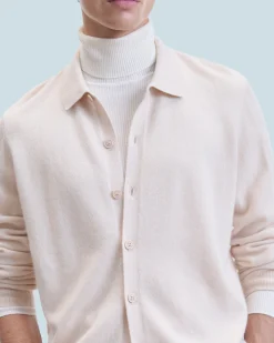 FROM FUTURE Chemise Manches Longues Sable Cheap
