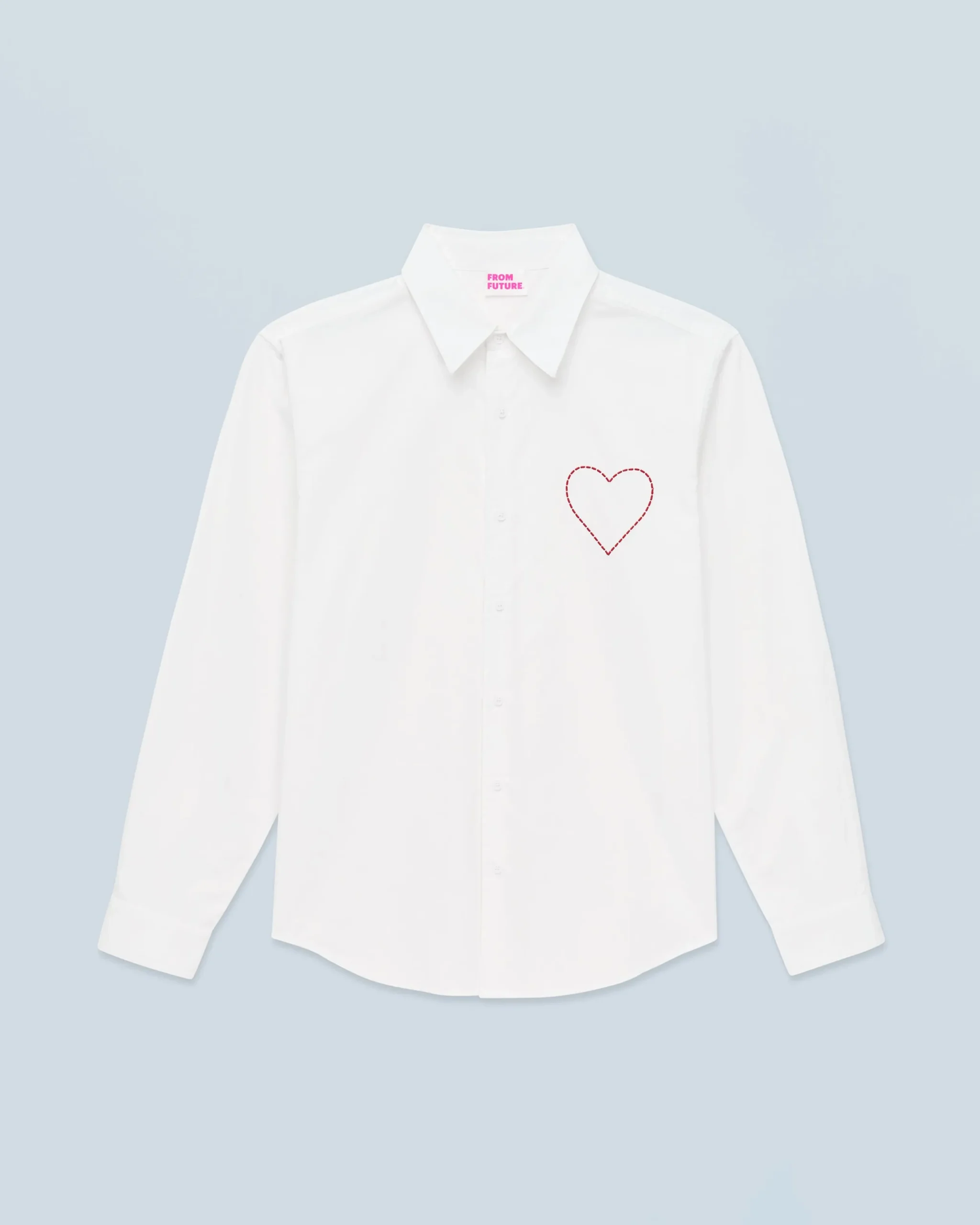 FROM FUTURE Chemise Manches Longues Blanc Store