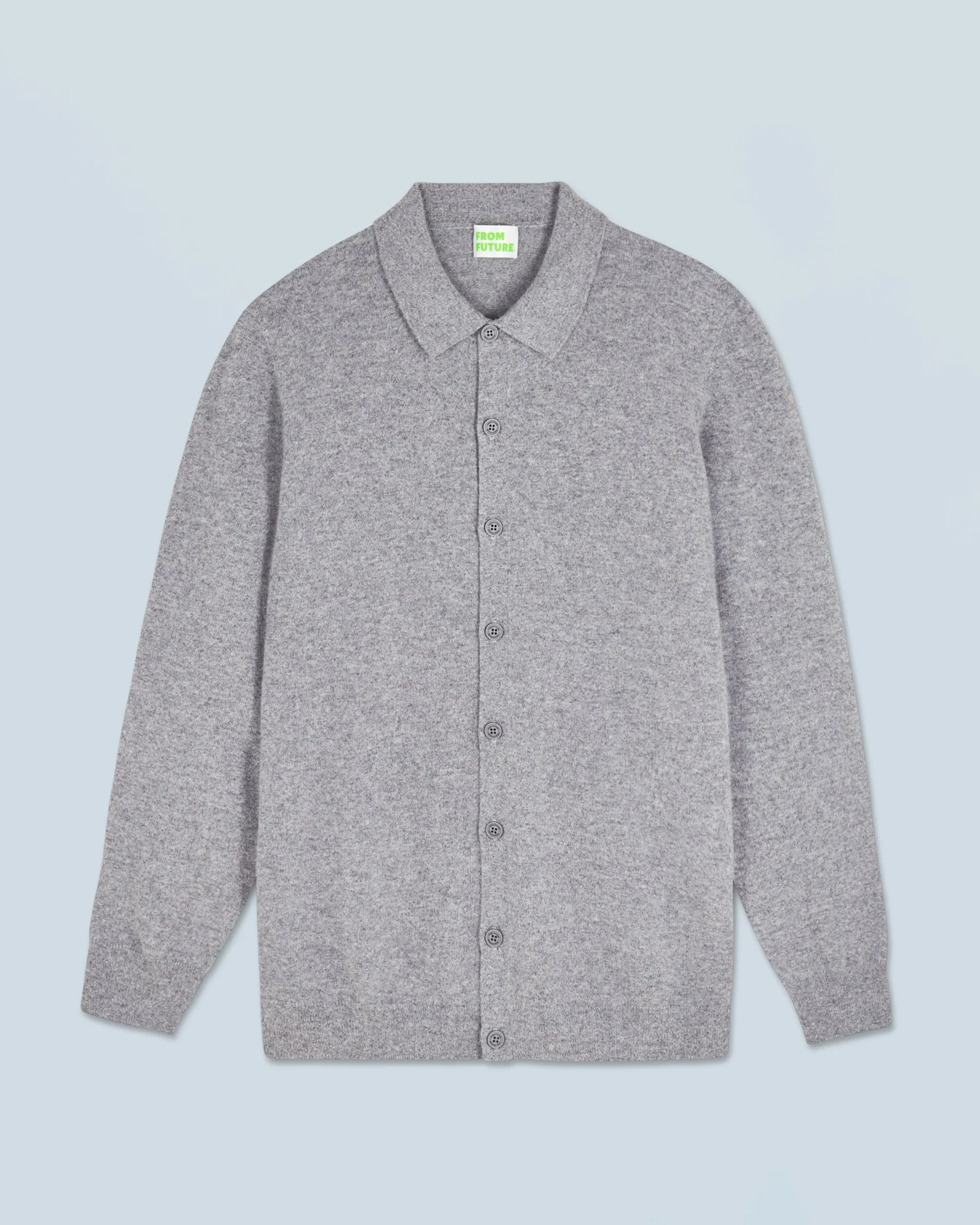 FROM FUTURE Chemise Manches Longues GrisChinéFoncé Shop