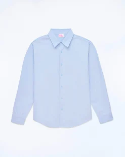 FROM FUTURE Chemise Manches Longues BleuCiel Flash Sale