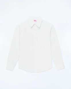 FROM FUTURE Chemise Manches Longues Blanc Best
