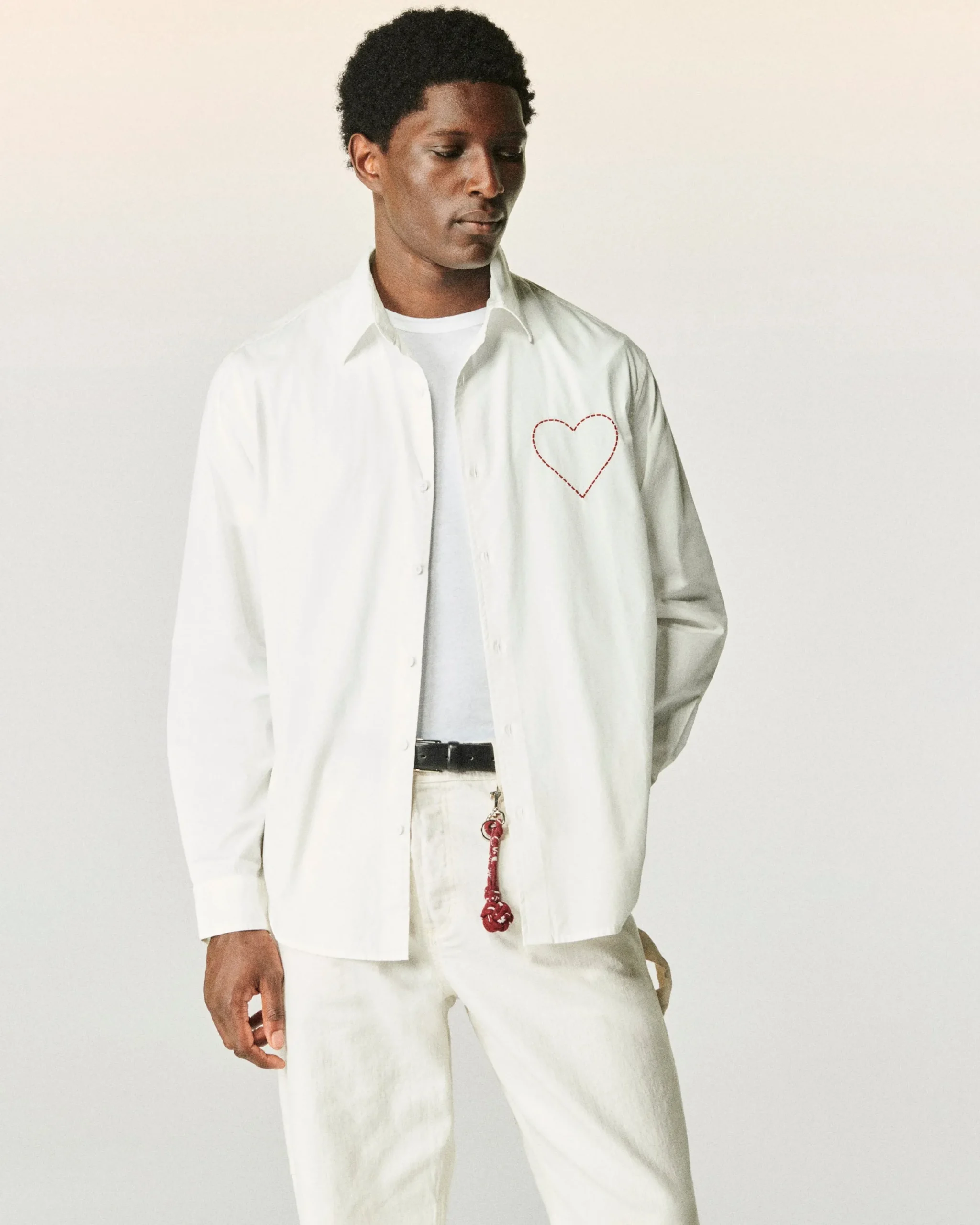 FROM FUTURE Chemise Manches Longues Popeline Blanc Discount