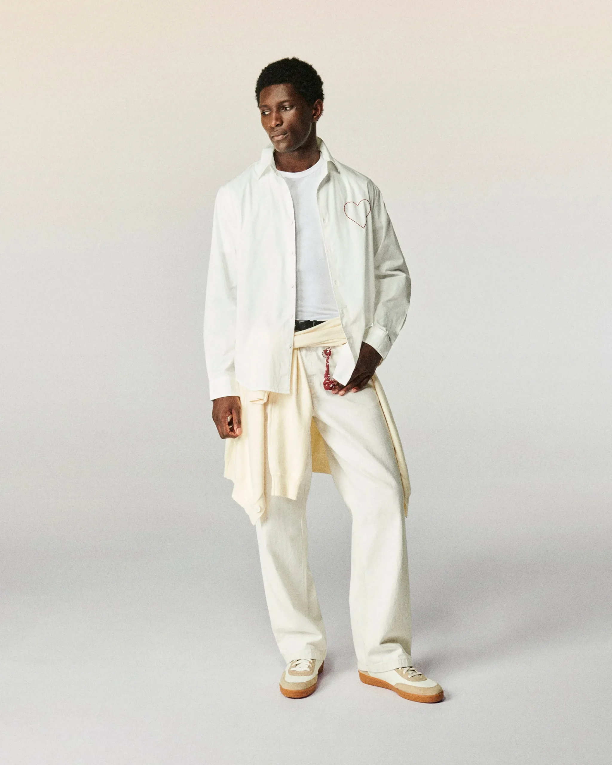 FROM FUTURE Chemise Manches Longues Popeline Blanc Discount