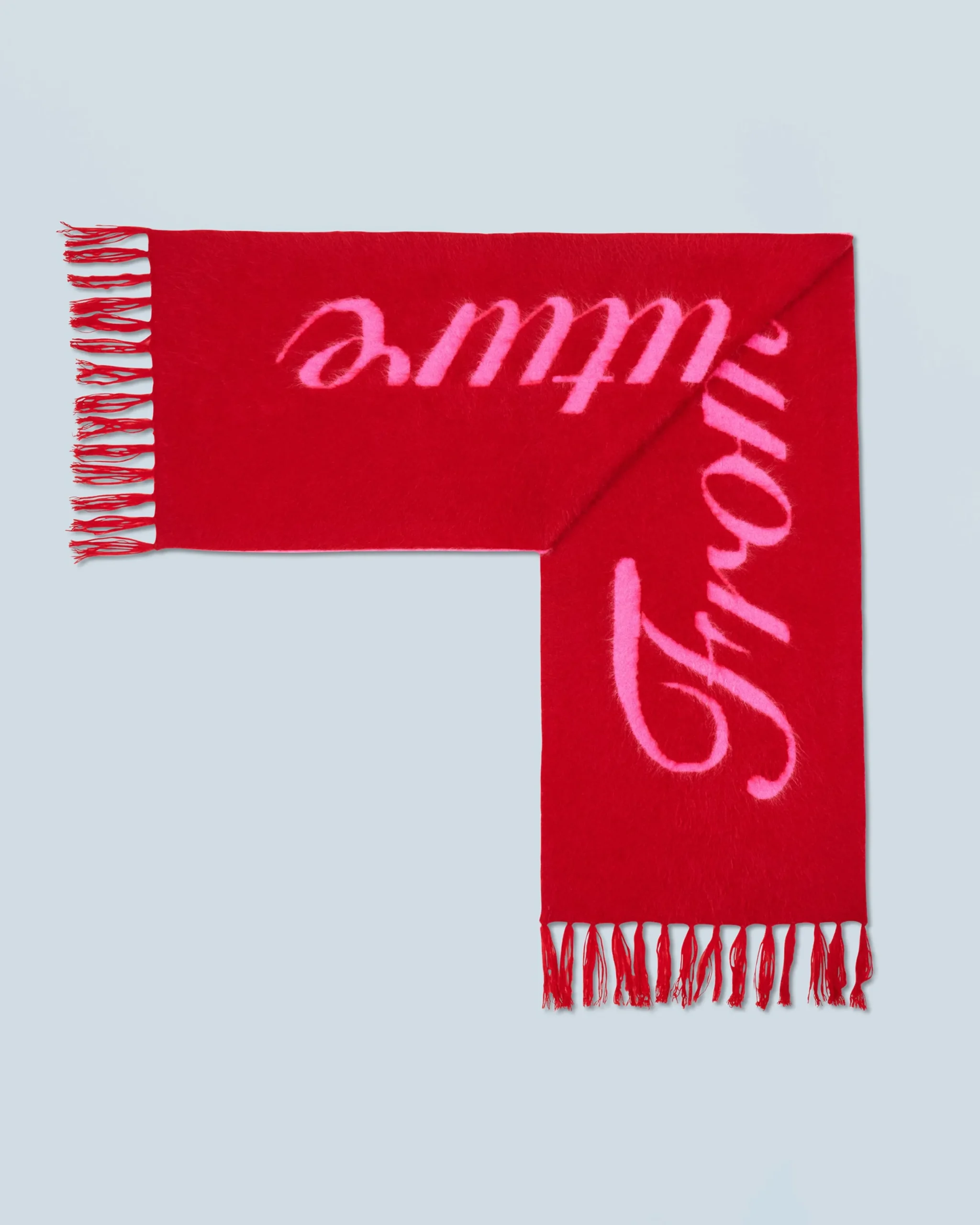 FROM FUTURE Echarpe à Franges DarkRed Flash Sale