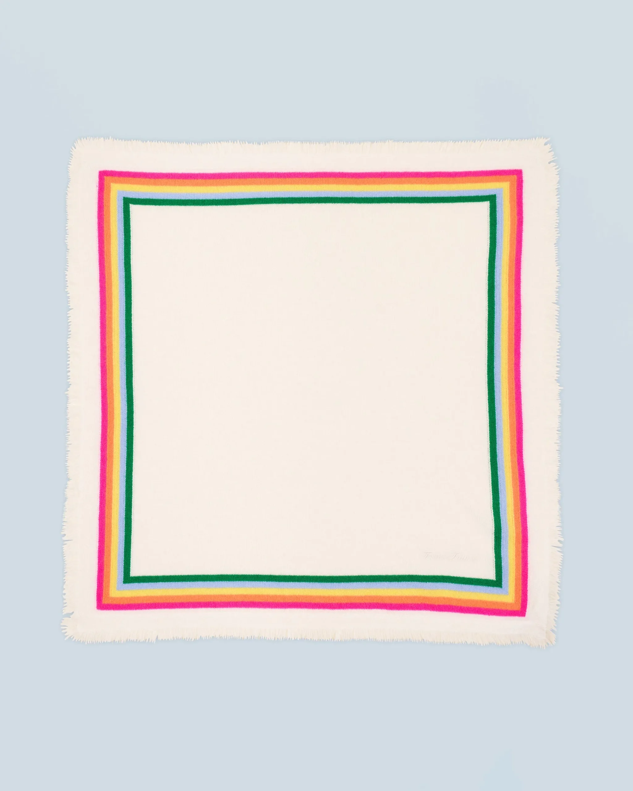 FROM FUTURE Foulard Regular Bande Multicolore Ecru Best