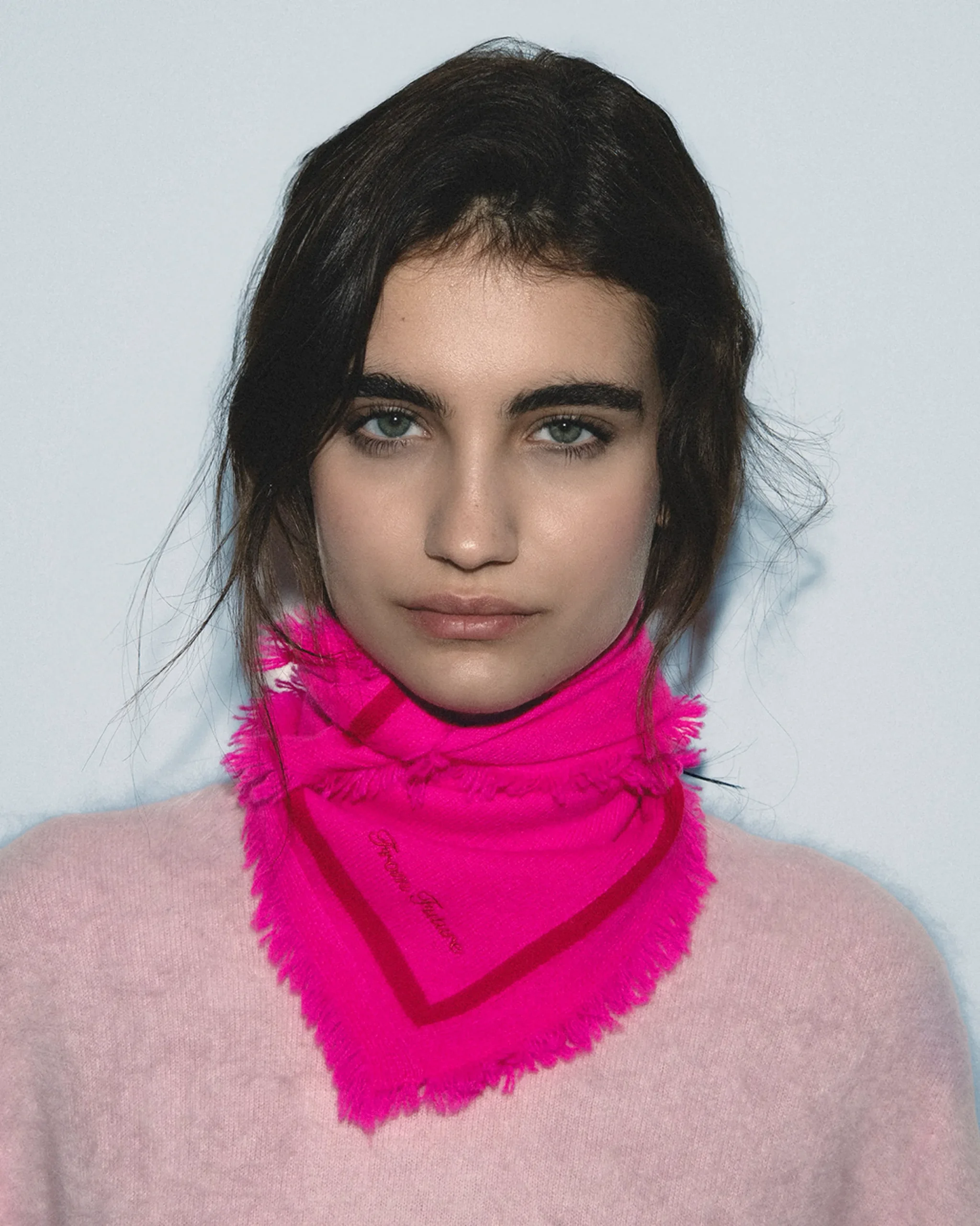 FROM FUTURE Foulard Regular Bicolore WinterFuschia Outlet