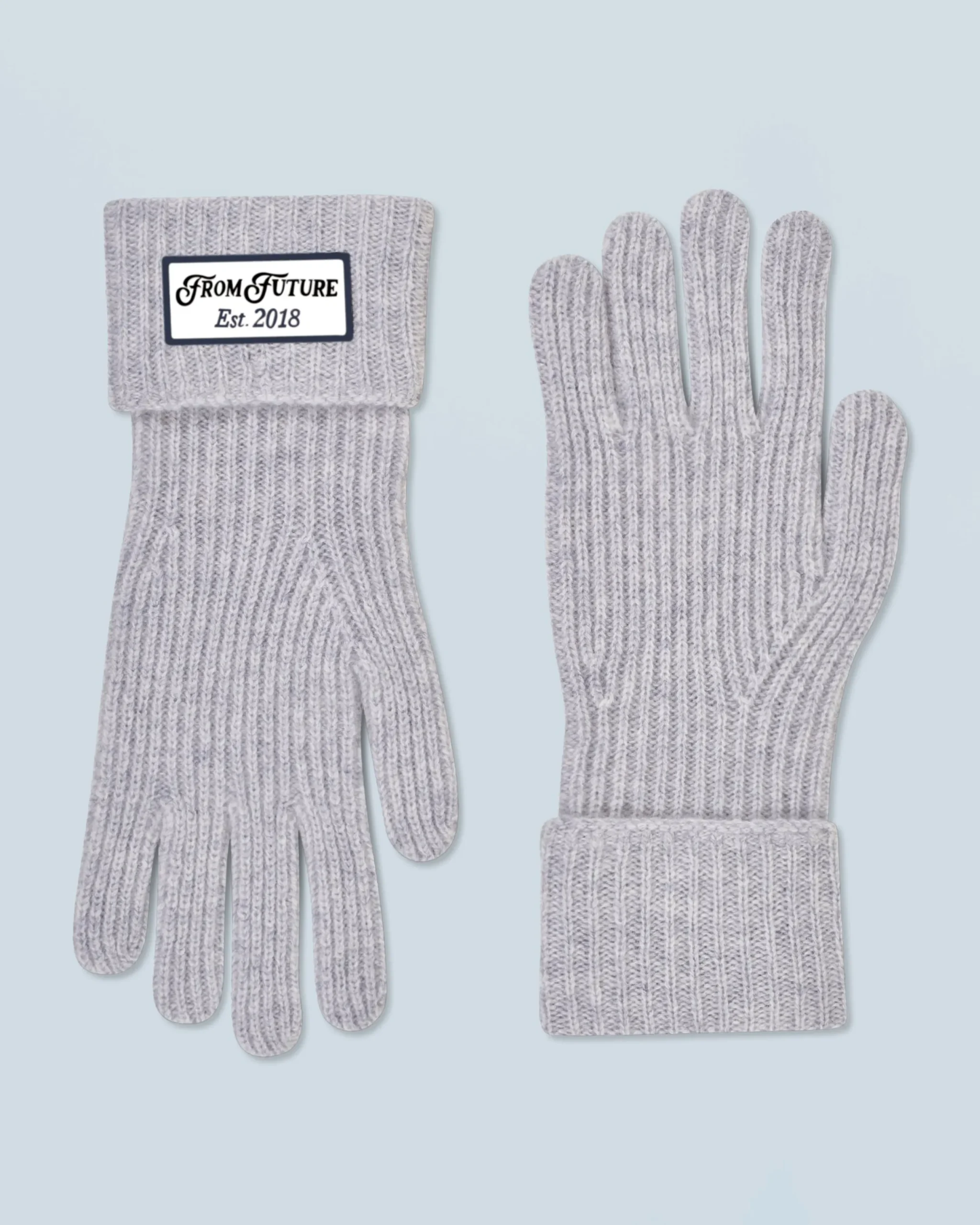 FROM FUTURE Gants Regular GrisChinéClair Flash Sale