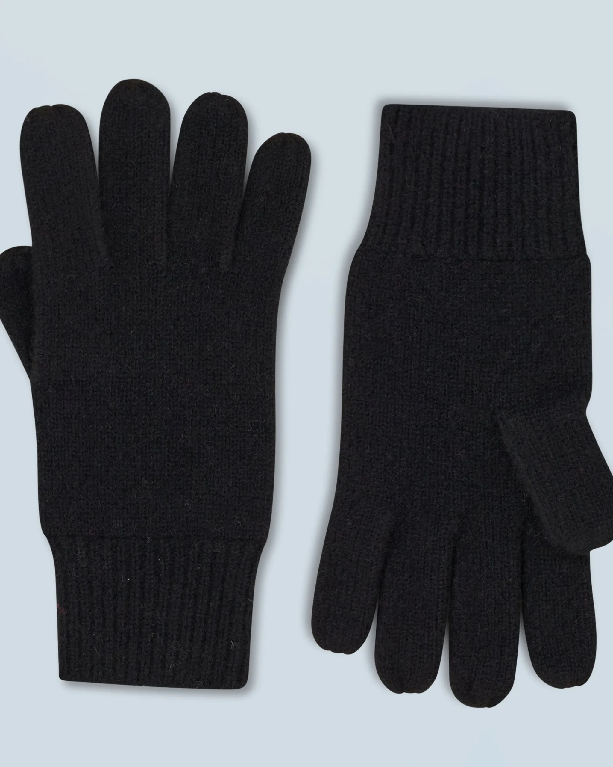 FROM FUTURE Gants Regular Basique Noir Fashion