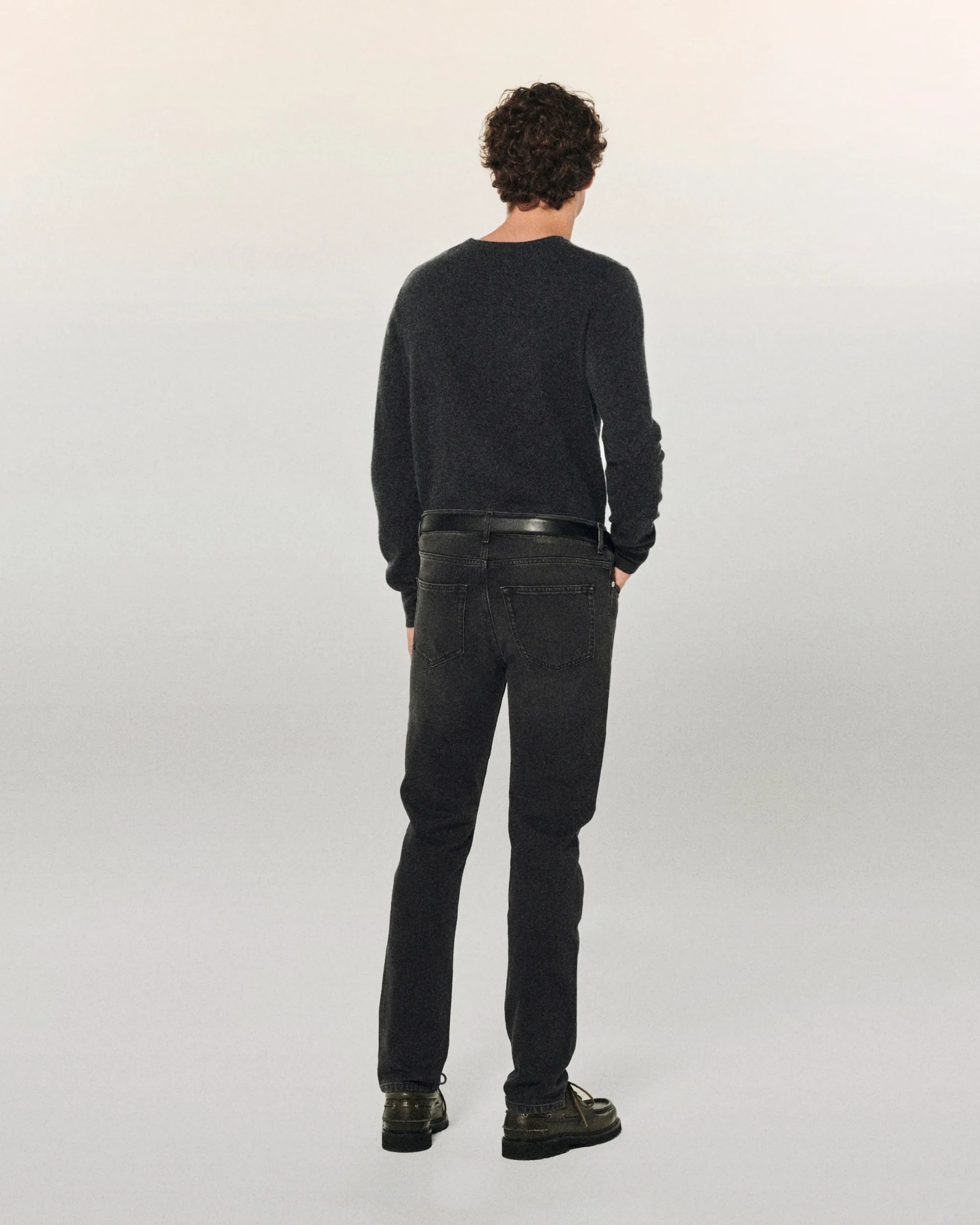 FROM FUTURE JACOB Jean Slim Fit WashedBlack Outlet