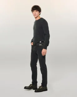 FROM FUTURE JACOB Jean Slim Fit WashedBlack Outlet