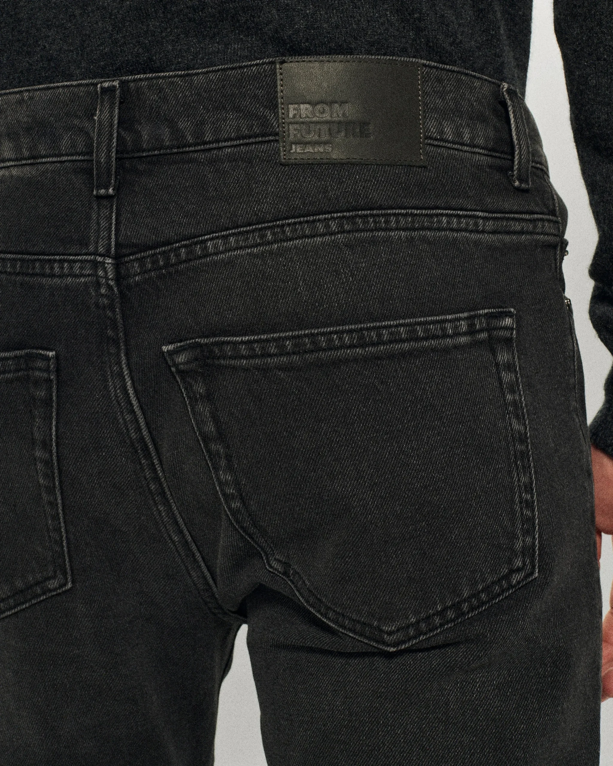FROM FUTURE JACOB Jean Slim Fit WashedBlack Outlet