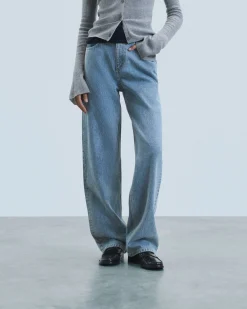 FROM FUTURE Jamie Jean Droit LightBlue Fashion