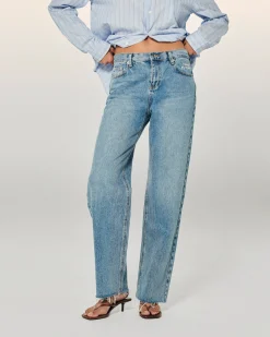 FROM FUTURE Jean Jackie MediumBlue Cheap