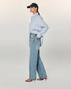 FROM FUTURE Jean Jackie MediumBlue Cheap