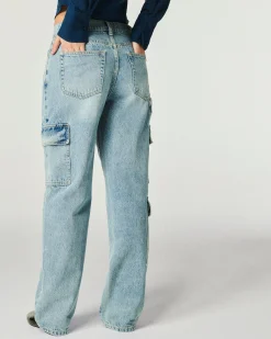 FROM FUTURE Jean Large BleuClair Discount
