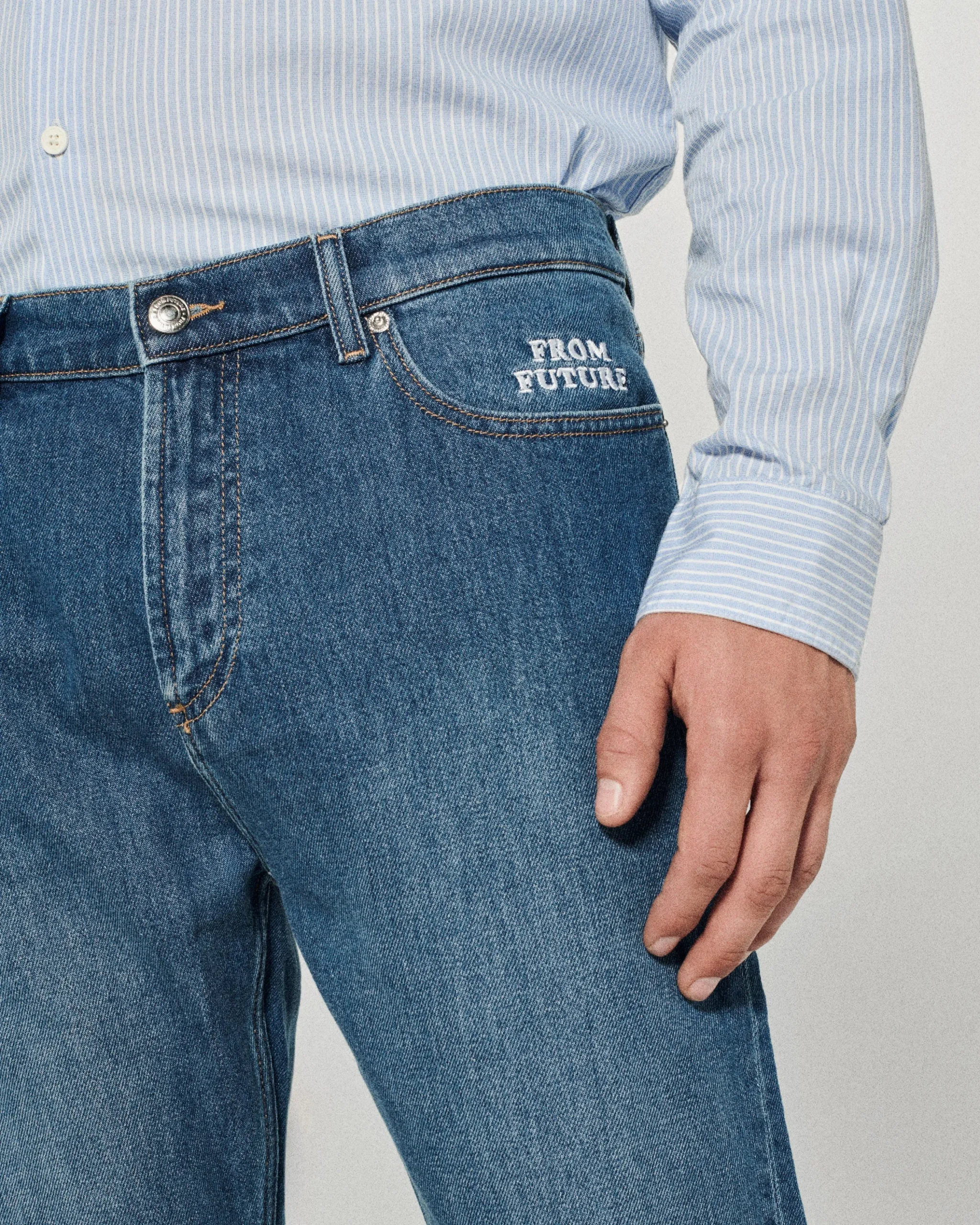 FROM FUTURE Jean Skinny John BleuFoncé Hot