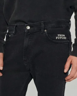 FROM FUTURE Jean Skinny John WashedBlack Clearance