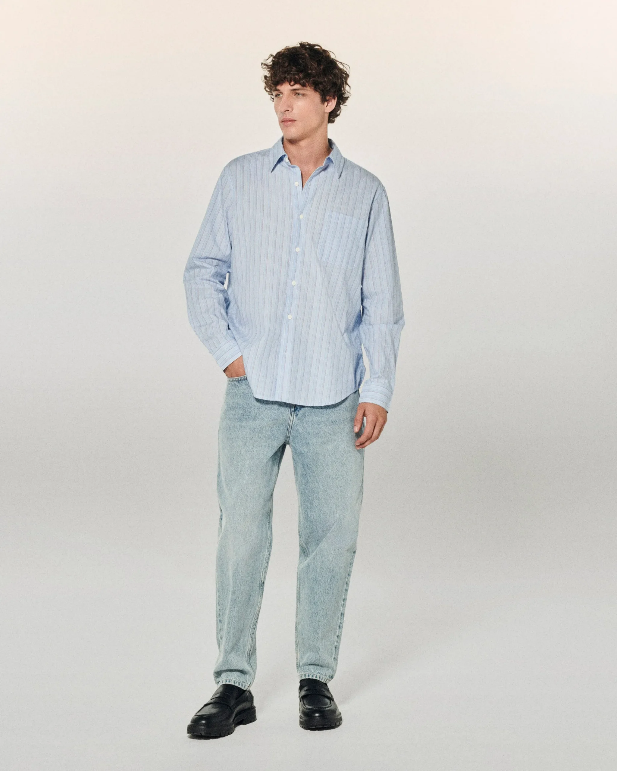 FROM FUTURE Jean Tapered Jackson LightBlue New
