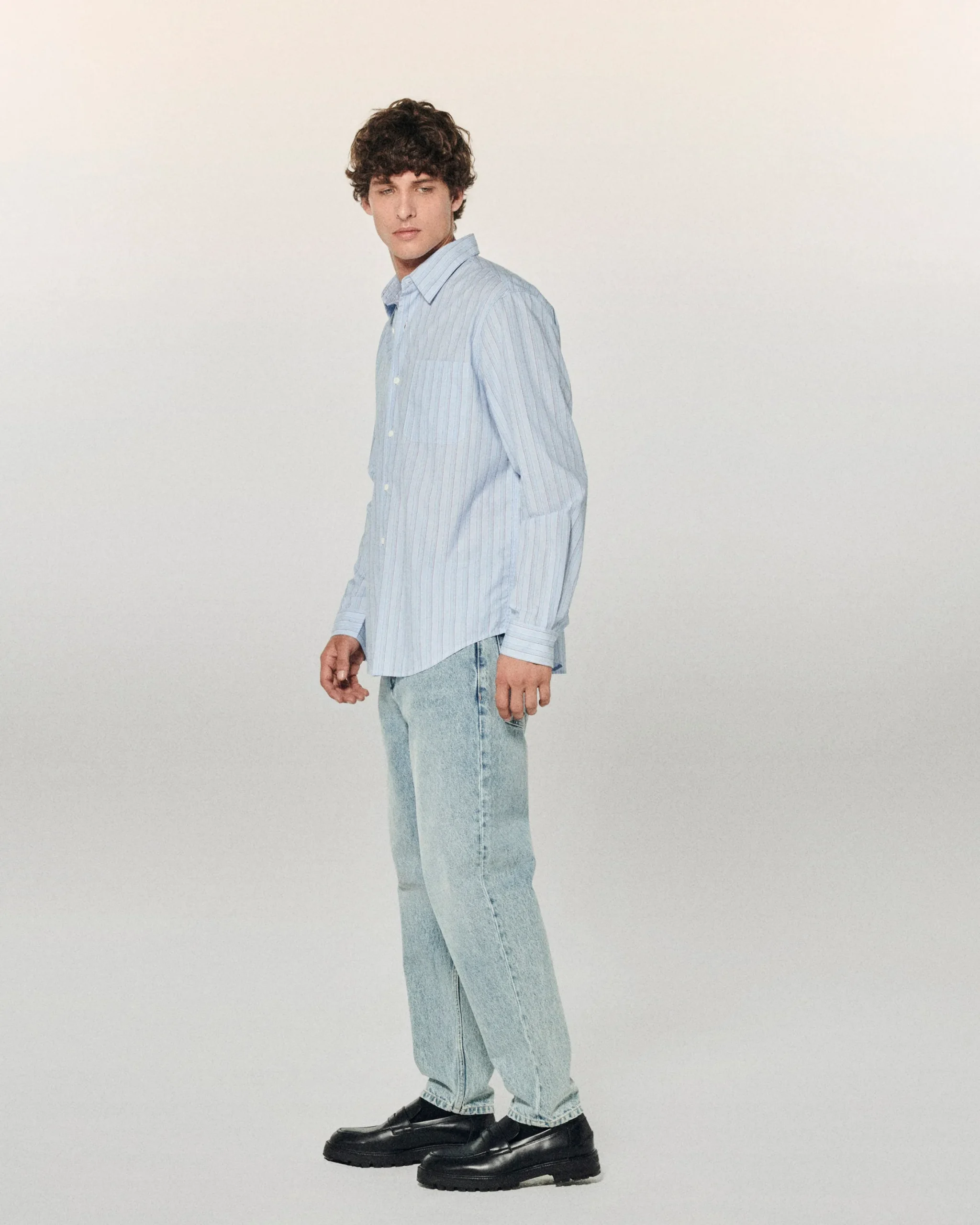 FROM FUTURE Jean Tapered Jackson LightBlue New