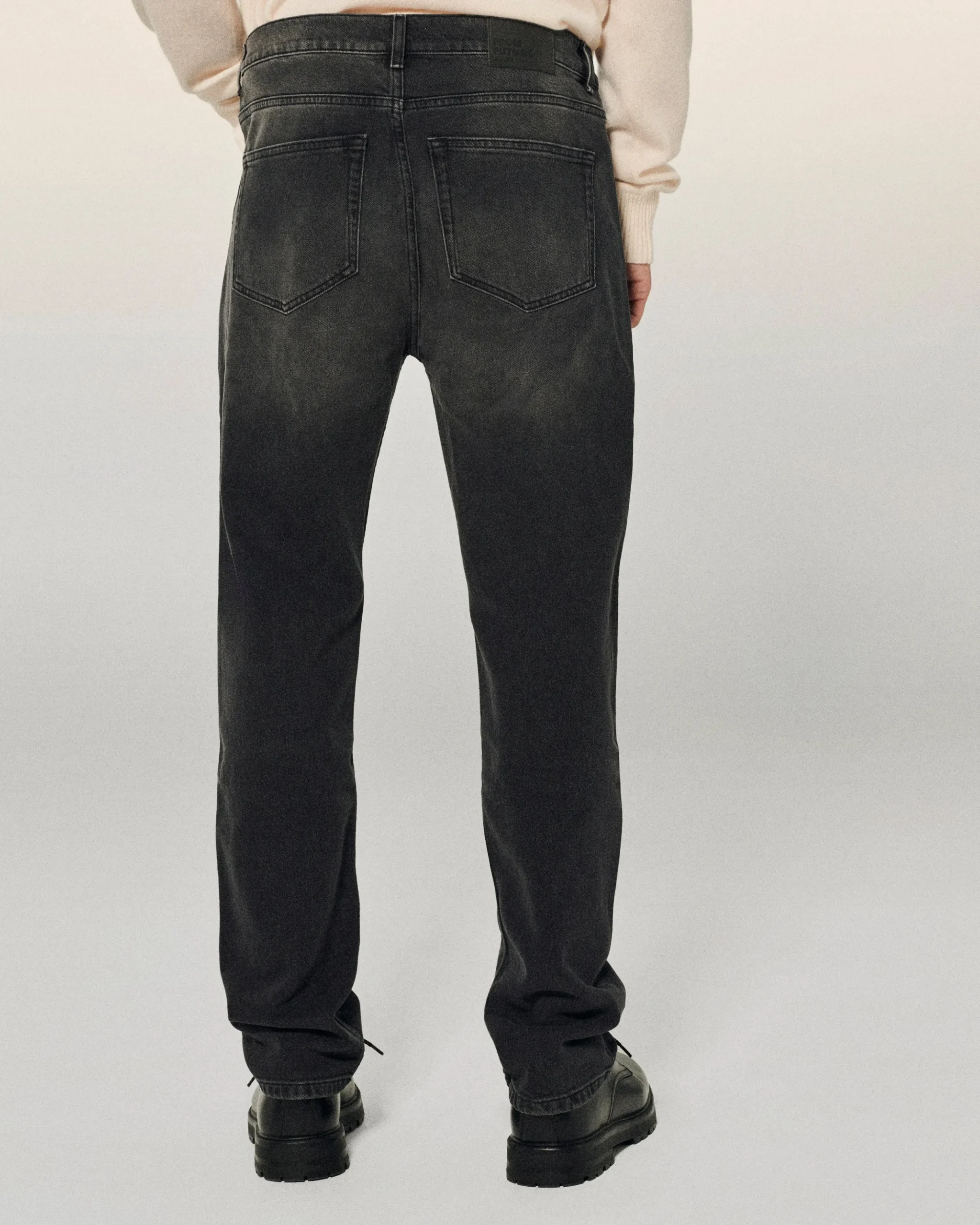 FROM FUTURE JOEY Jean Coupe Droite WashedBlack Discount