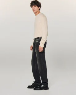 FROM FUTURE JOEY Jean Coupe Droite WashedBlack Discount