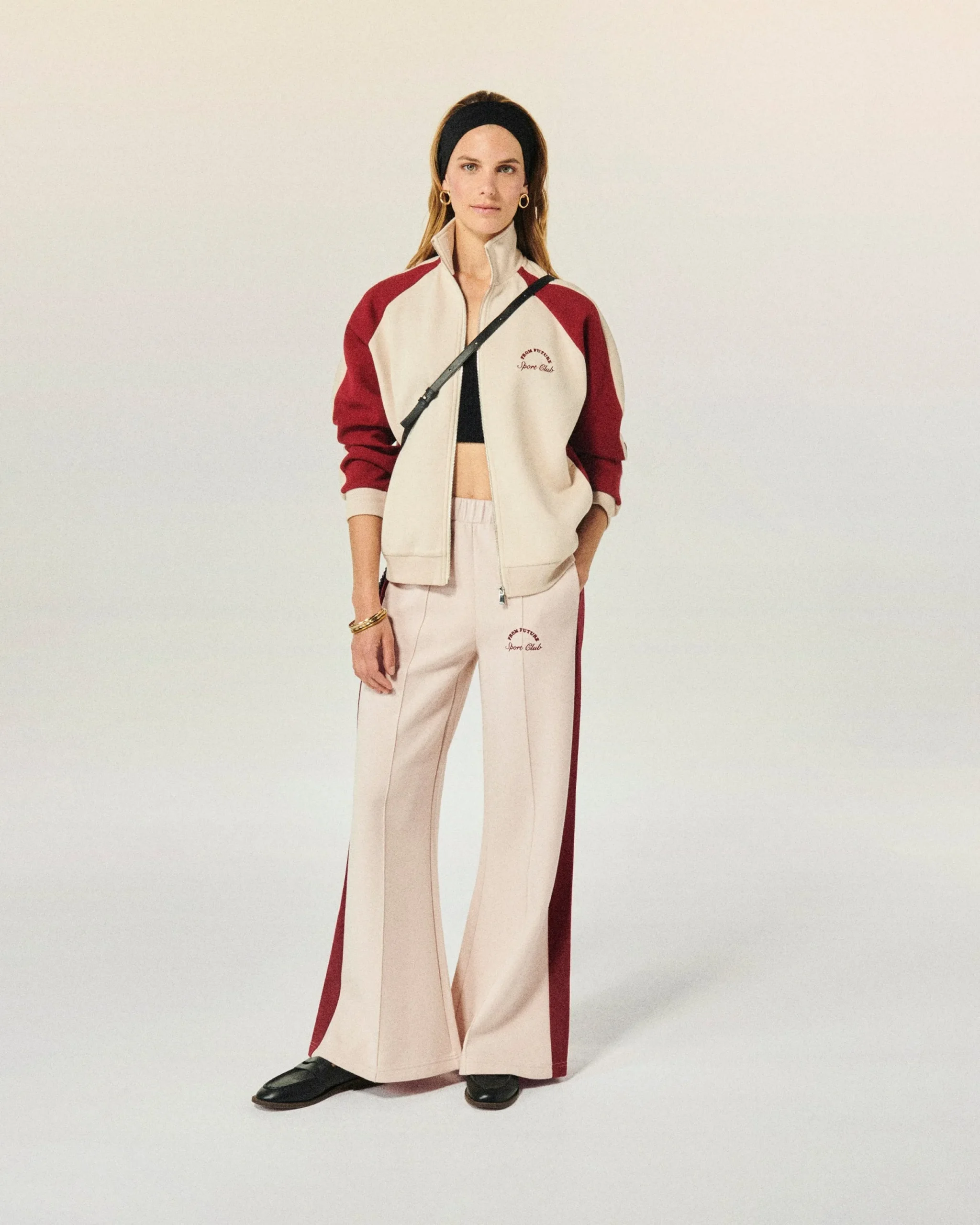 FROM FUTURE Jogging Droit Beige Flash Sale