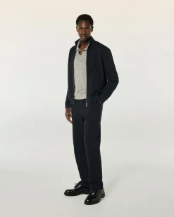 FROM FUTURE Jogging Droit Navy Best Sale