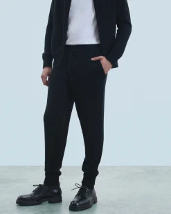 FROM FUTURE Jogging Droit Basique Navy New