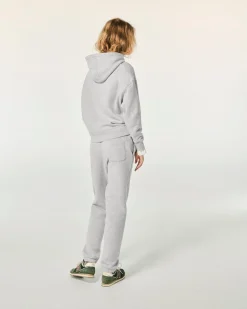 FROM FUTURE Jogging Droit Double F GrisChinéClair Clearance