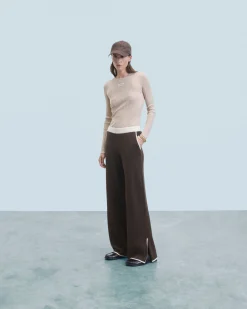FROM FUTURE Jogging Large Bicolore Chocolat Discount