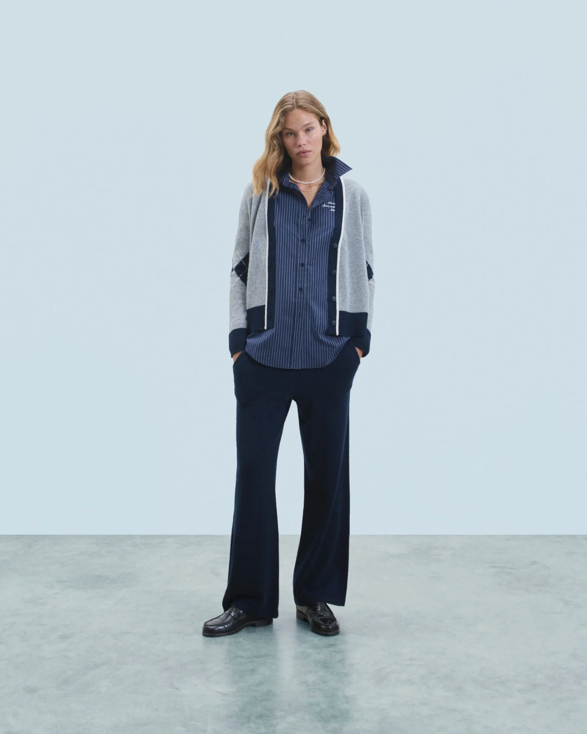 FROM FUTURE Jogging Large Coeur Navy Fashion