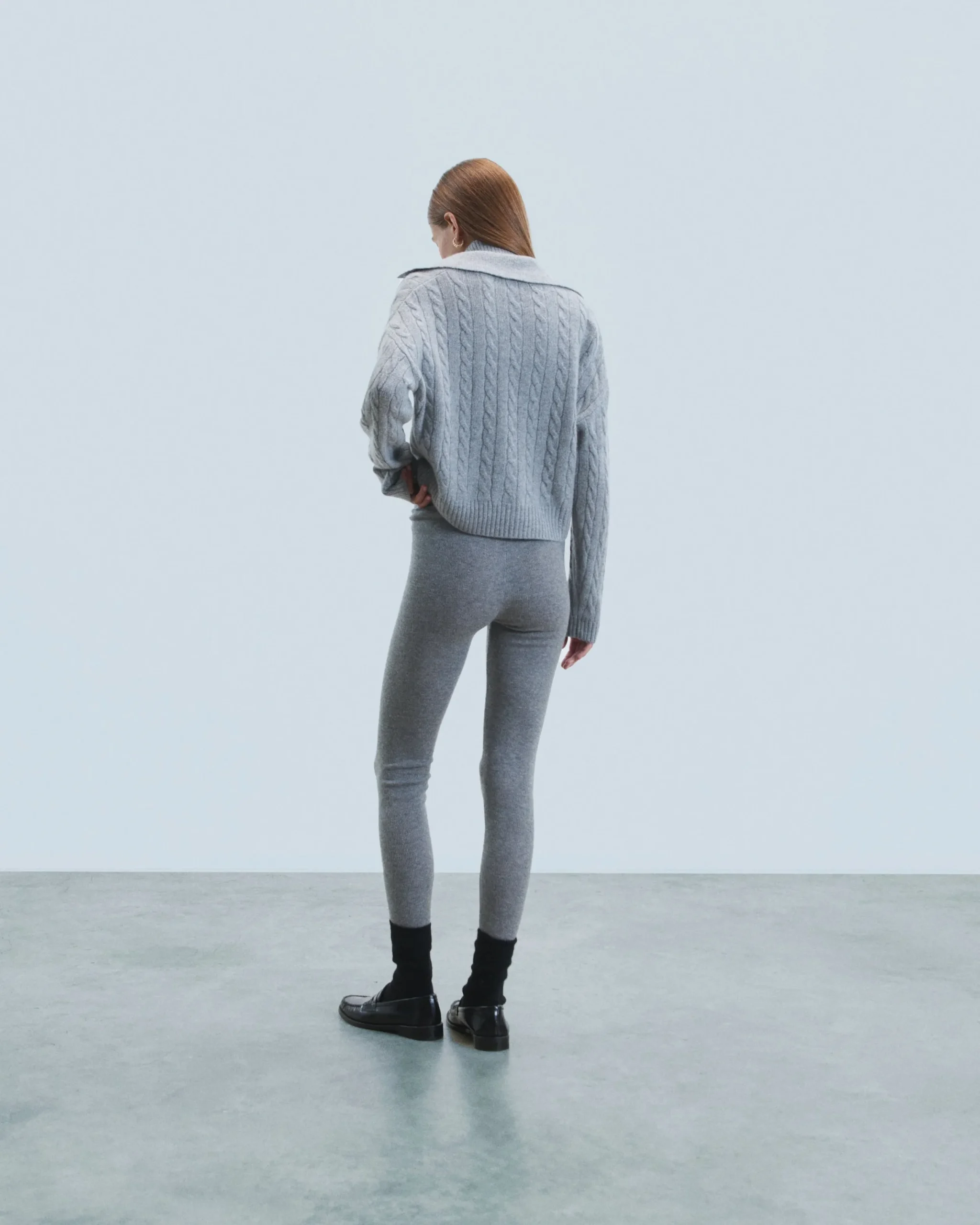 FROM FUTURE Jogging Leggings Seconde Peau GrisChinéFoncé Hot