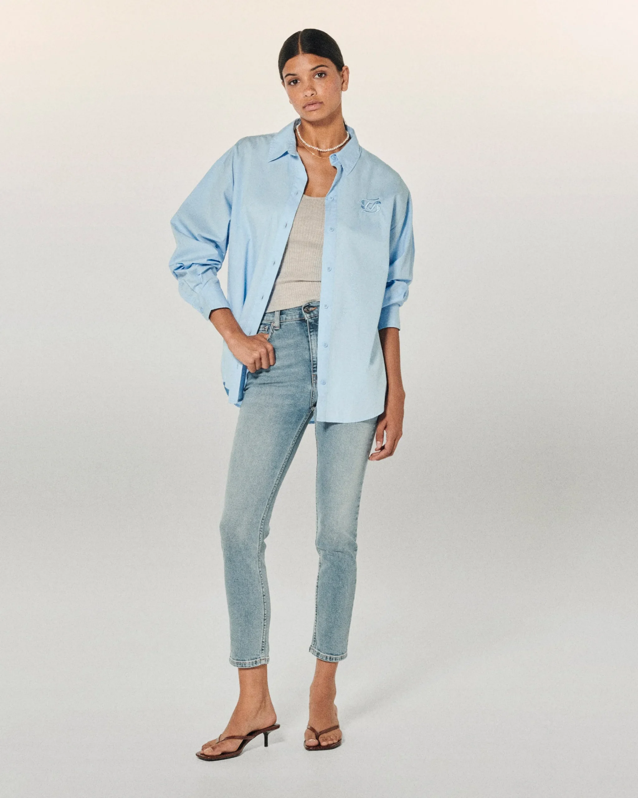 FROM FUTURE JOHNNY Jean Slim Fit BleuClair Hot