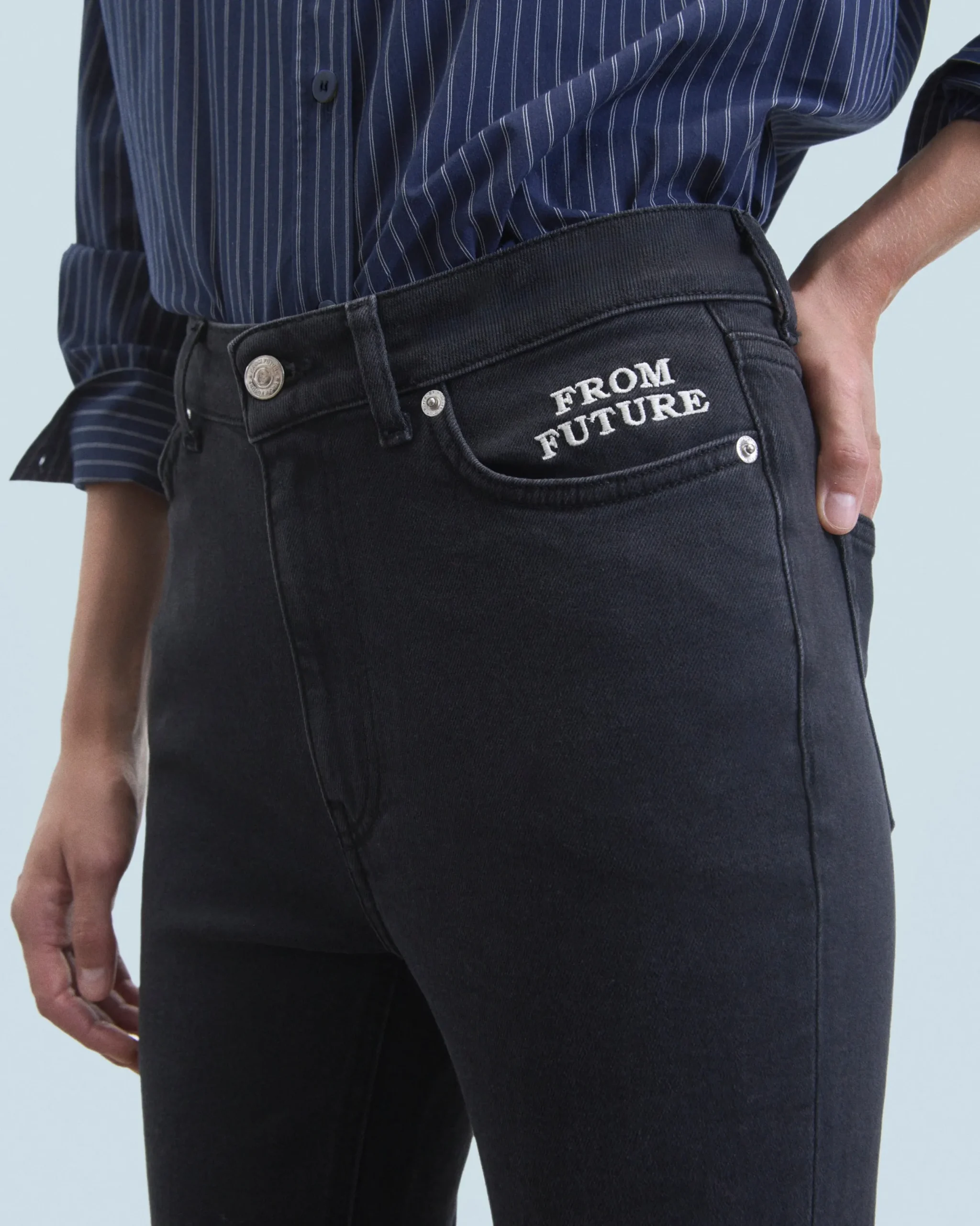 FROM FUTURE Jude Jean Bootcut Noir Online