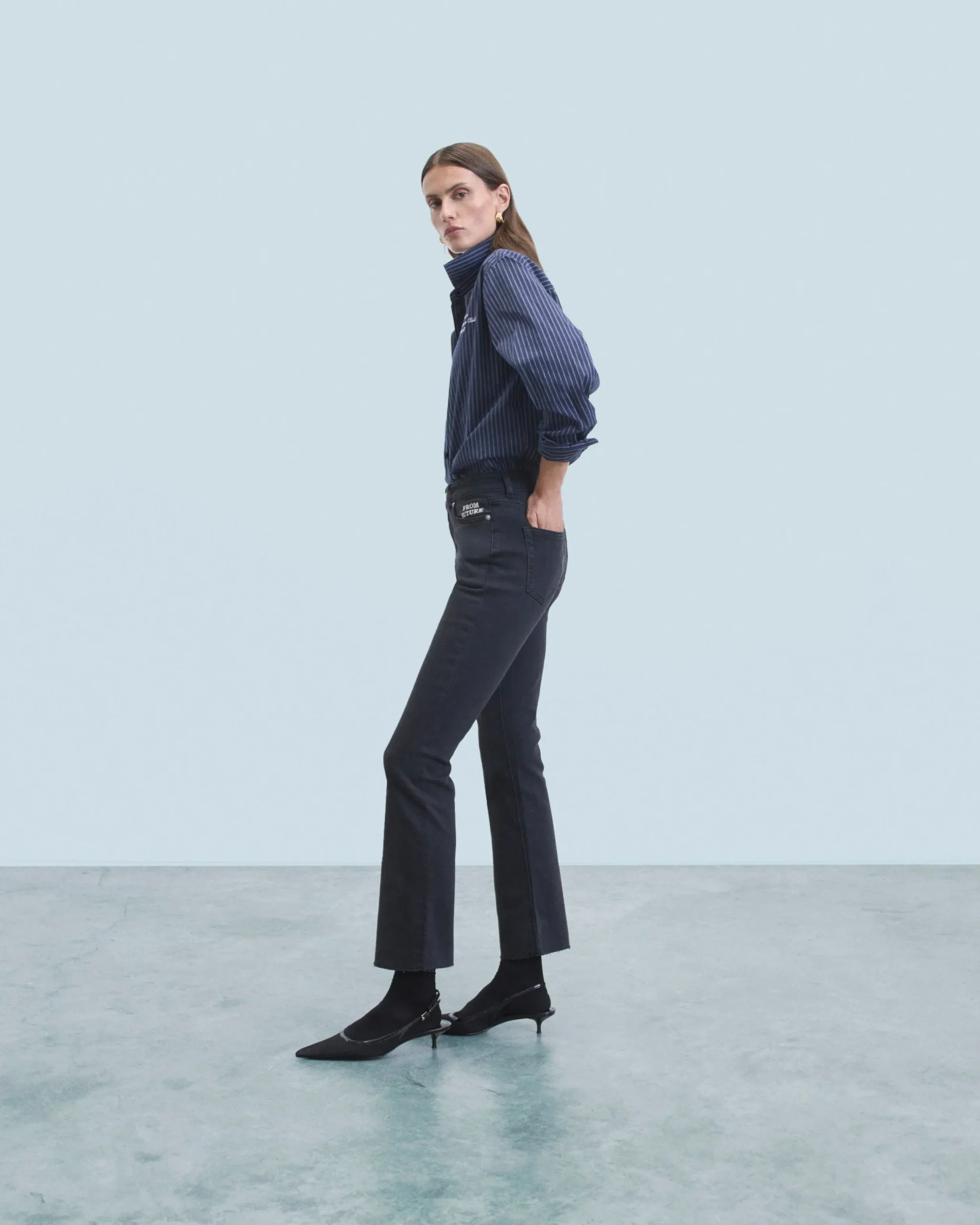 FROM FUTURE Jude Jean Bootcut Noir Online