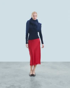 FROM FUTURE Jupe Mi-longue HotRed Sale